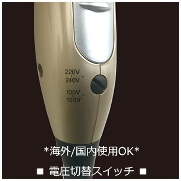 カシムラ ≪国内・海外兼用≫［AC100-240V］ マルチボルテージマイナスヘアードライヤー　冷風機能付き （1500/800W）　TI-168 パールホワイト | Kashimura | 01