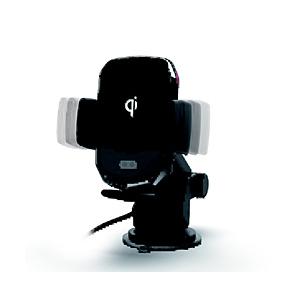 KW-8　ワイヤレス充電器自動開閉ホルダー　＜Qiワイヤレス充電機能/自動開閉/スマホ手帳ケース対応＞  ブラック KW8 ［Quick Charge対応 /ワイヤレスのみ /15W］ | Kashimura