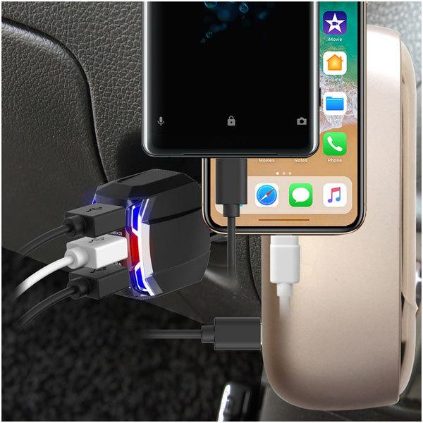 カシムラ DC充電器リバーシブルUSB自動判定インジケーター付 DC-014 | Kashimura | 02