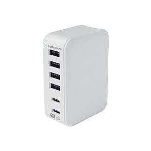 カシムラ AC充電器　USB×6ポート  ホワイト AC-038 ［6ポート］ | Kashimura