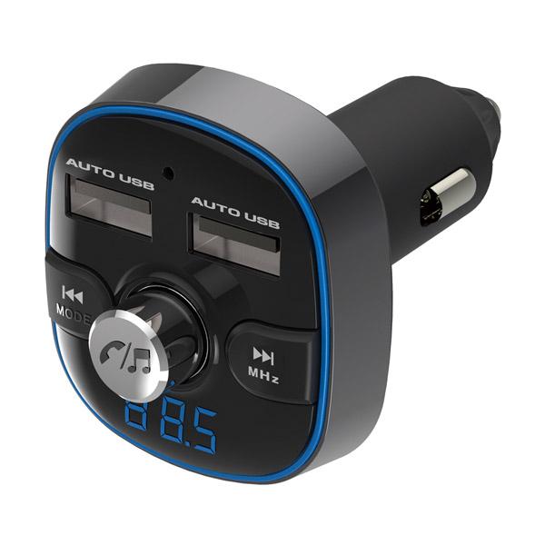 カシムラ Bluetooth　FMトランスミッター　(USB２ポート/ハンズフリー通話機能搭載/FM周波数フルバンド/イコライザー機能搭載/最適充電)   KD-210 | Kashimura | 01