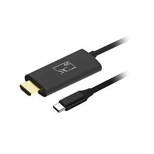 カシムラ USB-C ⇔ HDMI＋USB-Cメス(給電用 PD40W対応)ケーブル [映像 /2.0m /4K]  ブラック KD-222 ［USB-C ⇔ HDMI /4K］ | Kashimura