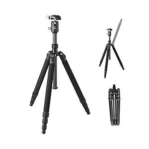 ベルボン 軽量トラベルカーボン三脚 4段 Carmagne （カルマーニュ） N443 TT ベルボン (Velbon)  CM-N443TT ［4段 /自由雲台］ | Velbon