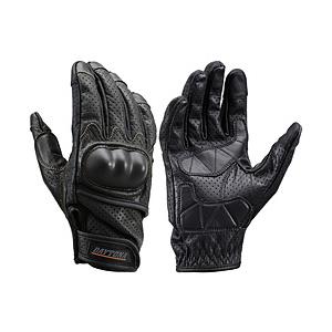 デイトナ HBG-130　パンチングメッシュ プロテクターカウレザーグローブ　XL　タッチパネル対応 春夏秋 本革  ブラック 18914 | デイトナ（ROLEX）