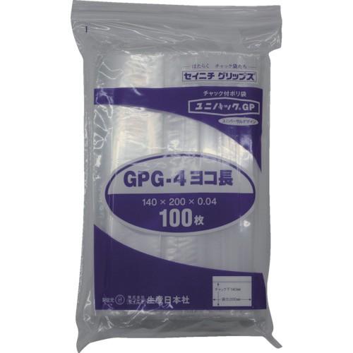 生産日本社 セイニチ　「ユニパックＧＰ」Ｇ−４　ヨコ長　１４０×２００×０．０４　１００枚 | 