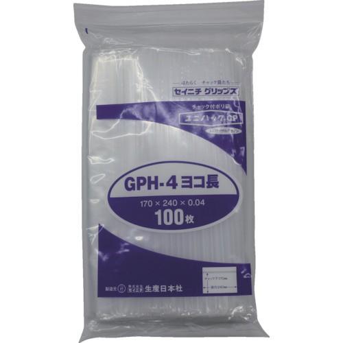 生産日本社 セイニチ　「ユニパックＧＰ」Ｈ−４　ヨコ長　１７０×２４０×０．０４　１００枚 | 