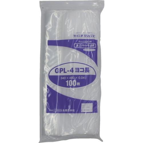 生産日本社 セイニチ　「ユニパックＧＰ」Ｌ−４　ヨコ長　３４０×４８０×０．０４　１００枚 | 