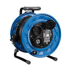 ハタヤリミテッド ハタヤ　三相２００Ｖ型屋外用コードリール　３０ｍ　アース・ブレーカー付   BFS-302M | 