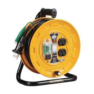 ハタヤリミテッド JT-3型ブレーカーリール 単相100V 10m アース付 BJ3101K | 