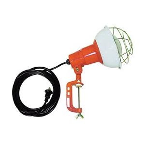 ハタヤリミテッド 防雨型作業灯　リフレクターランプ300W　100V電線5m　バイス付　RC305 | 
