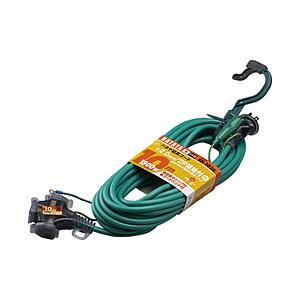 ハタヤリミテッド 2P接地付延長コード　10m　アースグリーン　SX103KG | 