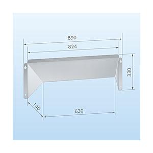 日晴金属 前面用防雪パネル | 