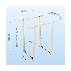 日晴金属 室外機据付金具 天井吊用 CDGL | 