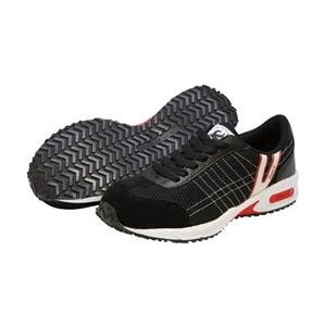 日進ゴム 日進 耐滑樹脂先芯入りスニーカー 24.0cm V2000BK-24.0 | 