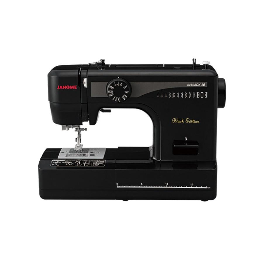 トップ ジャノメ ミシン 記念モデル ブラック JN508DX-2B ［電動ミシン