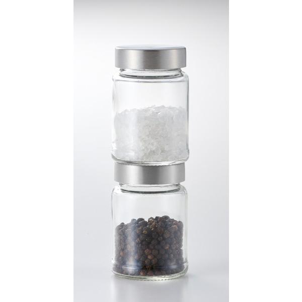 ラドンナ 電動ソルト＆ペッパーミル（K-EM1）専用蓋付きボトル（2個入り） | LADONNA | 04