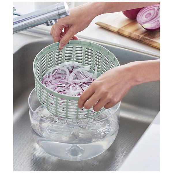 ラドンナ K-HC10-PA プッシュサラダスピナー＆スライサーセット Toffy | LADONNA | 04