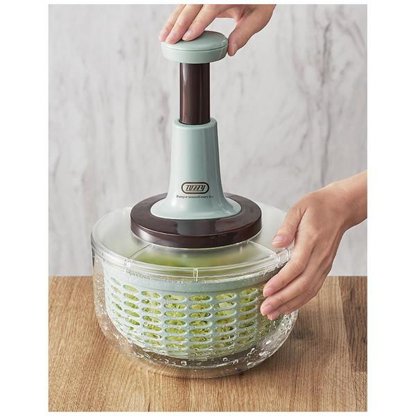 ラドンナ K-HC10-PA プッシュサラダスピナー＆スライサーセット Toffy | LADONNA | 07