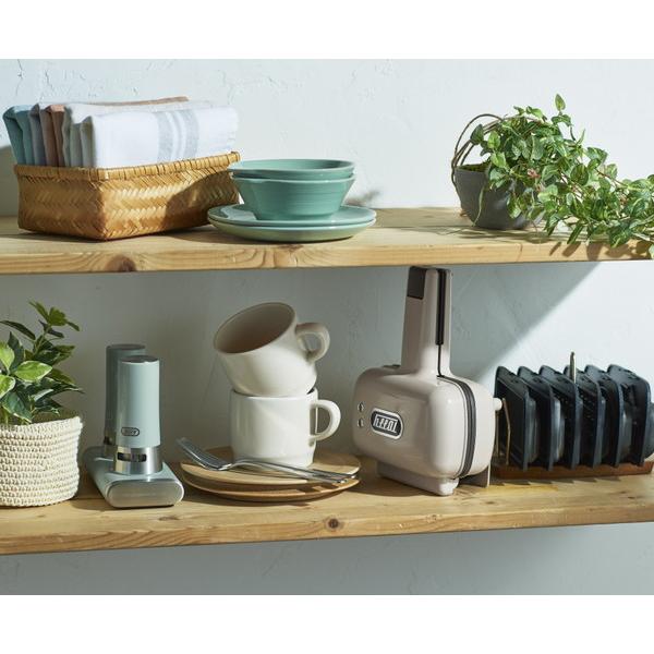 ラドンナ K-HS5-GE ハーフホットサンドメーカー【プレート交換式】 Toffy グレージュ | LADONNA | 04