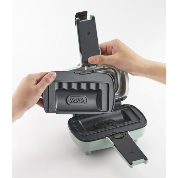 ラドンナ K-HS5-PA ハーフホットサンドメーカー【プレート交換式】 Toffy パールアクア | LADONNA | 04