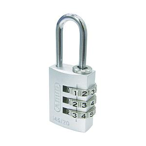 ABUS ナンバー可変式南京錠　145-20　シルバー　14520SI | ABUS