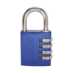 ABUS ABUS ナンバー可変式ステンレスシャックル南京錠 145IB-40 ブルー 145IB-40-BL | ABUS