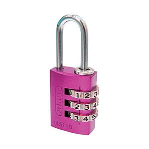 ABUS ABUS　ナンバー可変式南京錠　145−20　ピンク 145-20-PI | ABUS