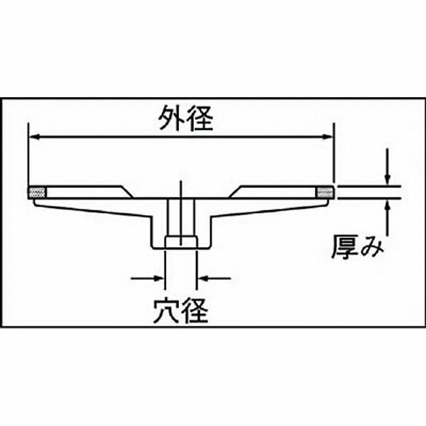 三京ダイヤモンド工業 DS-4M 三京 ドライセーパー 仕上研削用 100X20.0 |  | 03