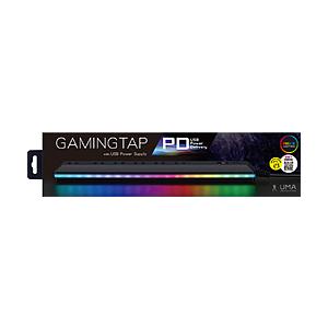 トップランド トップランド ゲーミングタップ6個口 2m PD20W  UMA20-BK    ［2.0m /6個口 /スイッチ無 /2ポート］ 【864】 | 