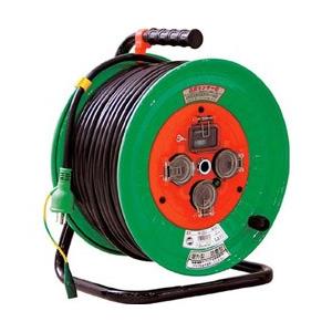 日動工業 防雨型漏電遮断器付電工ドラム NWEB53 | 日動工業