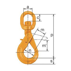 キトー キトー　チェンスリング（アイタイプ）　スイベルフックＨＪＫ   HJK08 | 