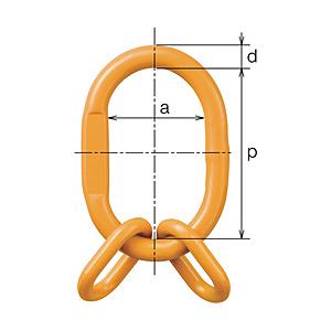 キトー キトー　チェンスリング（アイタイプ）　サブリンク付マスターリンクＨＭＦ   HMF07 | 