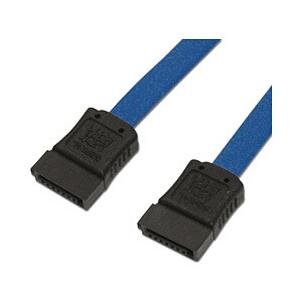 アイネックス SATA II規格対応シリアルATAケーブル（ブルー・100cm）SAT-3010BL | 