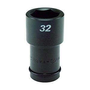 フラッシュツール ＦＰＣ インパクト セミロング ソケット 差込角１９ｍｍ 対辺２６ｍｍ ３／４ＷＡ−２６ | 
