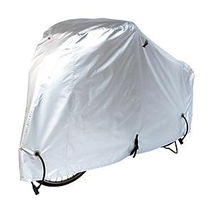 アサヒサイクル DX厚手サイクルカバー 300D(Mサイズ：24-28型用/一般車用/シルバー) 21212 | 