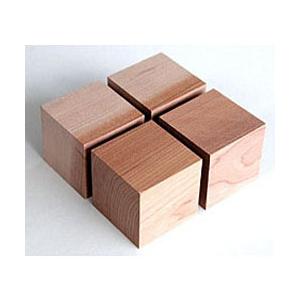 山本音響工芸 QB-5 (アサダ桜製キューブベース/4個一組） | 山本音響工芸