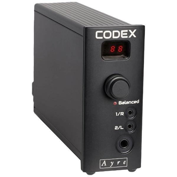 AYRE 【ハイレゾ音源対応】デジタルプリアンプ・ヘッドホンアンプ搭載D/Aコンバーター　CODEX01