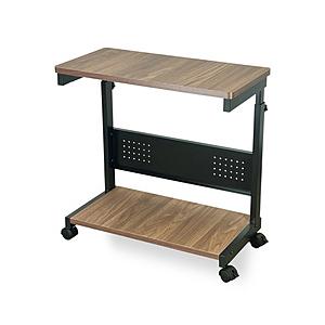 レメックスジャパン 上下昇降パソコンワゴン [W300ｘD600ｘH600〜800mm] サイドオープンタイプ  木目 PJC-6001-WD | 