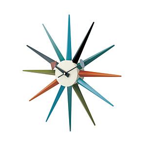 ジョージネルソン サンバースト・クロック カラー GN396C NELSON CLOCK（ネルソンクロック） 【864】 | 