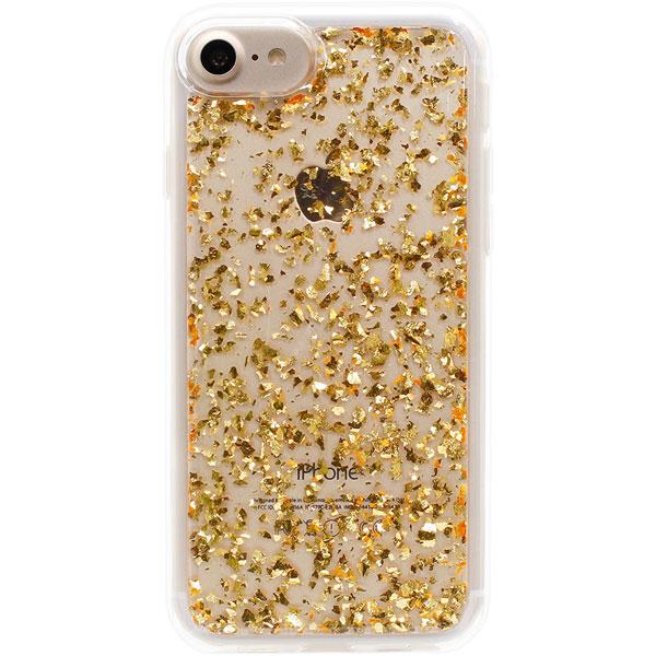 【在庫限り】 Owltech(オウルテック) 金箔を散りばめたようなキラキラ輝くグリッターデザイン CURREN 背面ケース OWL-CVIP7S08 [振込不可] | Owltech | 01