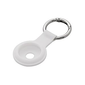 Owltech(オウルテック) AirTag専用キーリング付きシリコンケース  ホワイト OWL-CVAT01-WH | Owltech