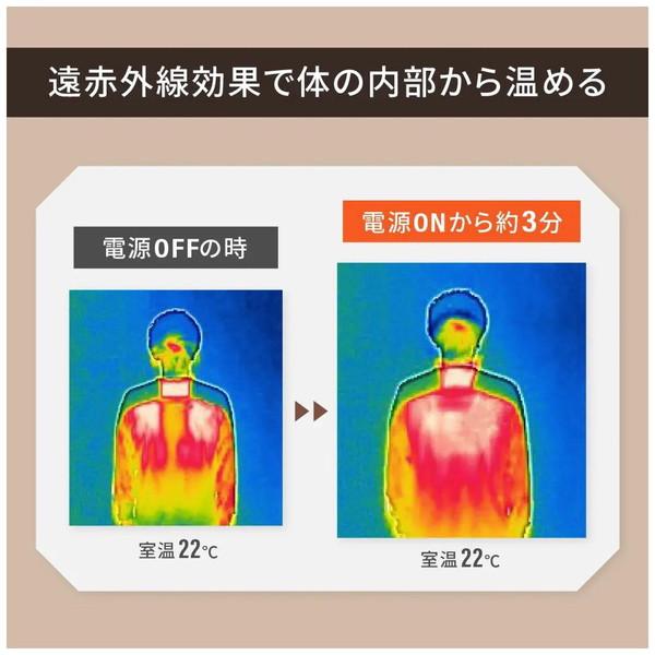 Owltech(オウルテック) ebiブランド 丸洗い洗濯可能 薄いのに暖かい ヒートベスト（Mサイズ）   OWL-HTB01M-BK | Owltech | 03