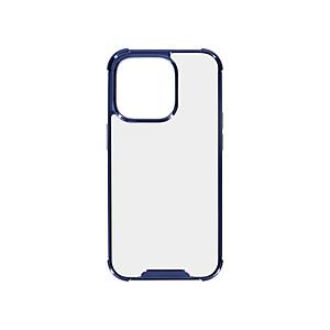 iPhone 14 Pro用 柔らかい素材とハードケースでしっかりと端末を保護する 耐衝撃ハイブリッドケース HYBRID COVER  ネイビー OWL-CVIE6109P-NV 【864】 | Owltech