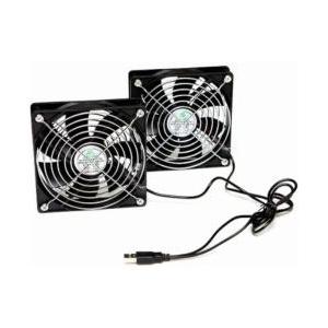 タイムリー 〔USB扇風機〕　BIGFAN120U-STEREO ブラック [振込不可][代引不可] | タイムリー