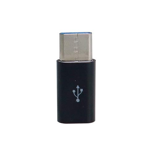 GROOVY USB変換アダプタ [USB-C オス→メス micro USB /充電 /転送 /USB2.0]  ブラック CAD-P1B｜y-sofmap｜02