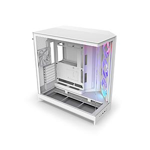 NZXT PCケース [ATX /Micro ATX /Extended ATX /Mini-ITX] H9 FLOW RGB(2025) ホワイト CM-H92FW-R1 | 