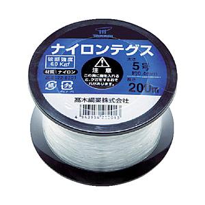 高木綱業 ナイロンテグス　5号　黒コイル　228201 | 