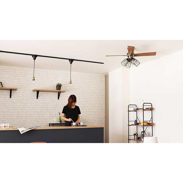 ライフオンプロダクツ Modern Collection シーリングファン フィラメントLED付 JAVALO ELF  JE-CF003-GD ［リモコン付き］ |  | 02