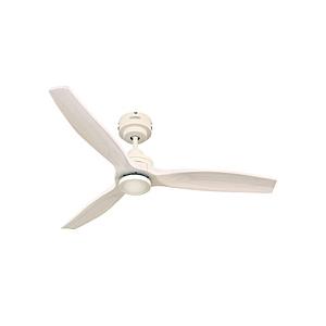 ライフオンプロダクツ Modern Collection LED シーリングファン DCモーター REAL wood blades JAVALO ELF  JE-CF044-WH ［リモコン付き］ | 