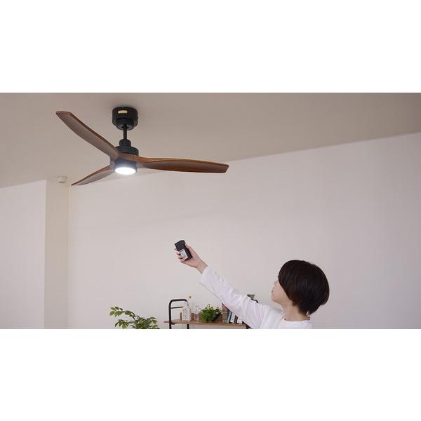 ライフオンプロダクツ Modern Collection LED シーリングファン DCモーター REAL wood blades JAVALO ELF  JE-CF044-BK ［リモコン付き］ |  | 01